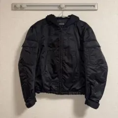 DINGYUN ZHANG フード付きダウンジャケット ブラック