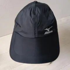 ミズノ MIZUNO ランニングキャップ ブラック フリーサイズ