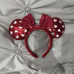 ミニーマウス カチューシャ ハートデザイン