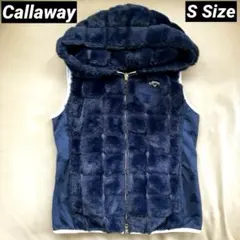 【美品】Callaway フード付き ボアベスト S