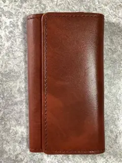 未使用 箱付 CYPRIS キプリス レザー三つ折ペンケース スマートケース 茶 未使用 箱付 CYPRIS キプリス レザー三つ折ペンケース スマートケース