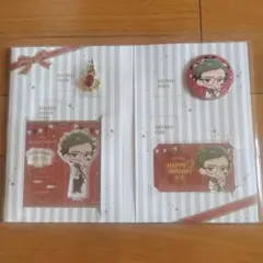 ツイステ トレイ バースデーセット(カード、缶バッジ、アクスタ、チャーム)