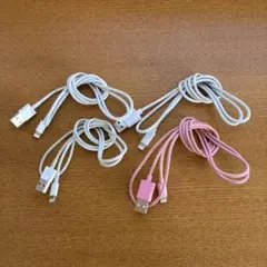 Lightningケーブル1m4本セット