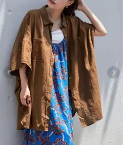 CIAOPANIC TYPY リネンレーヨンドルマンブラウス