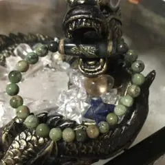 DA_e 龍の瑪瑙天珠とドラゴンアイのブレスレット