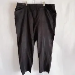 大きいサイズ！希少✨️ストレッチパンツ 20W (4L～5L相当)ブラック無地