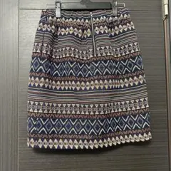 ジッパー付き　スカート　レトロガール