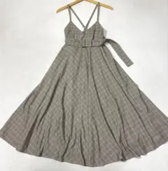 SNIDEL スナイデル フレアボリュームジャンスカ チェック