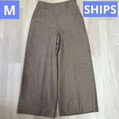 ships シップス　チェック柄ガウチョパンツ　レディース M