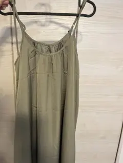 新品　オレンジ色　キャミソールロングワンピースのサムネイル