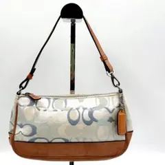 ショルダーバッグ ロゴデザイン キャンバス