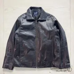 OLD GAP 牛革 レザージャケット ゴールデンサイズS#834