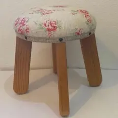 手づくり新品❤単品 明るくて可愛いい花柄スツール❤全国送料込 230lab