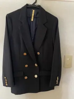 濃紺　ネイビー　ダブルブレスト テーラードジャケット アベイル購入 Mサイズ