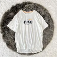 NIKEゲームシャツ　メッシュ　スポーツウェア（X L）白　プリント　大きい