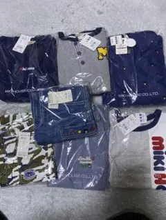 ミキハウス、ダブルB パーカー、パンツ150