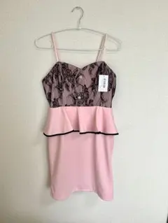 tika ペプラムナイトドレス