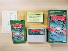 スーパーファミコン SFC ドラッケン 箱説付き 任天堂 付属品完備 完品
