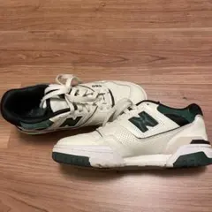 New Balance 550 ホワイト/グリーン スニーカー