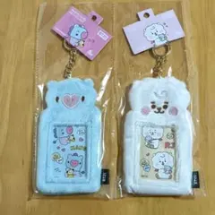 BT21 BTS フォトカードキーホルダー MANG ＆ RJ セット