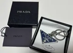 PRADA プラダ キーリング ネイビーブルーのサムネイル