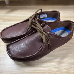 【美品】Clarks collection Wallabee革靴 ブラウンレザー