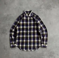 N.HOOLYWOOD オンブレ シャドー チェック ネル フランネル シャツ