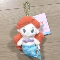 アリエル ぬいぐるみキーチェーン リトル・マーメイド ドレス 2体