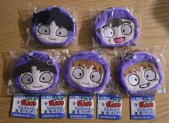 忍たま乱太郎　ミニポーチキーホルダー5点セット