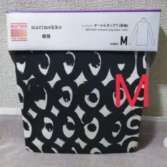 ユニクロ　マリメッコ　ヒートテックタートルネックT　M ブラック　１枚