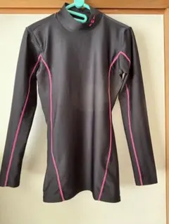 YONEX インナー長袖 レディースO ブラック/ピンク