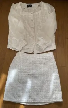 ツイードセットアップ