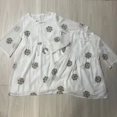 親子お揃い チュニック ワンピース