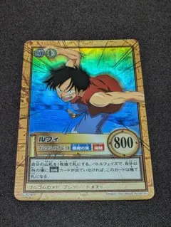美品】【激レア】ワンピース カードダス ルフィ ゴムゴムのブレット