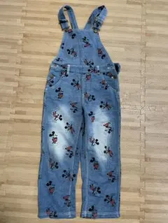 ディズニー ミッキーマウス オーバーオール 110