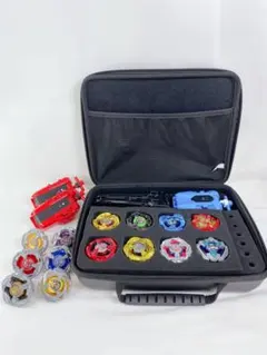 ベイブレードX まとめ売り ベイ14個、ランチャー、ケースなど付属