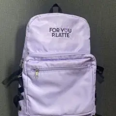 ピンクラテ　薄紫 リュック 通学 習い事 日常