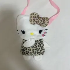ハローキティ ヒョウ柄ポーチ