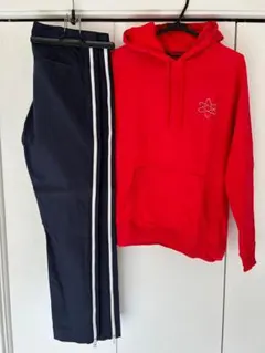 BOSSヒューゴボス　スウェットパーカーとパンツセットで