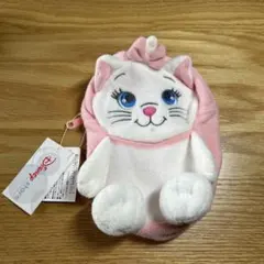 ディズニー マリーちゃん ぬいぐるみポーチ ピンク 小物入れ