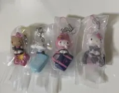 サンリオキャラクターズ　平成ギャルチャーム　キティ　日焼け　他4点セット　ガチャ