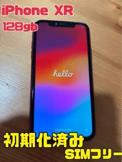 iPhone XR 128GB ホワイト SIMフリー 画面割れあり・動作良好 - メルカリ