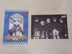 めろんぱーかー ポストカード 2枚セット 歌い手失格 まねきねこコラボサムライ翔