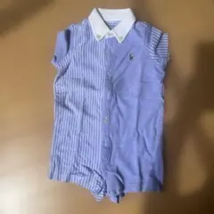美品Ralph Laurenラルフローレンベビー服6M70半袖ロンパース