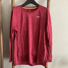 【お値下げ】Mizuno レディース長袖Tシャツ L レッド