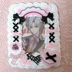 ホイップデコ　トレカケース　ピンク　ブラック　黒　メイド　A61