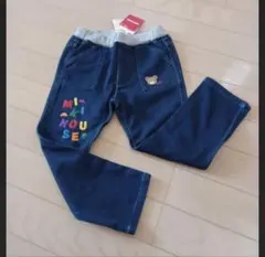 MIKI HOUSE カラフル刺繍 長ズボン 110 新品　ミキハウス　デニム