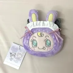 mezzo piano × サンリオキャラクターズ フェイス形ポーチ　クロミ