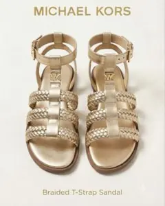 MICHAELKORSマイケルコース Braided T-Strap サンダルのサムネイル