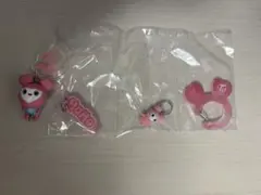 TWICE アクリルカラビナフロッキー&つまんでつなげてマスコット　モモ